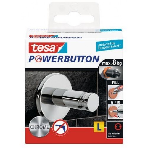 TESA Powerbutton Universal Large Haken 59322