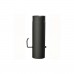 Rauchrohr mit Klappe O 160 x 250 x 2mm schwarz