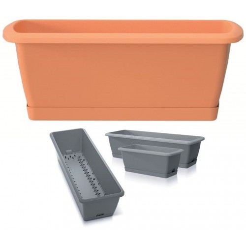 Prosperplast RESPANA EASYCARE Balkonkasten 59,3x19x14cm, Terakotta ISE600S-R624