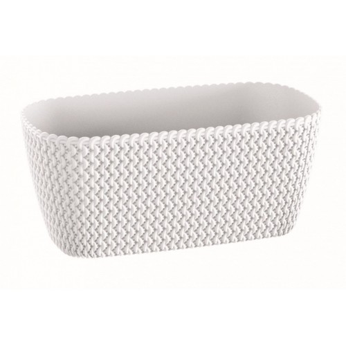 Prosperplast SPLOFY CASE Blumenkasten 39,7x18x14,5 cm, weiß DSPC400-S449