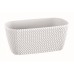 Prosperplast SPLOFY CASE Blumenkasten 39,7x18x14,5 cm, weiß DSPC400-S449