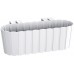 PROSPERPLAST BOARDEE HOOK Reling Blumenkasten 38,3x21,2x13 cm, weiß DDECZ400-S449