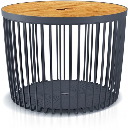 Prosperplast CLUBO praktischer Beistelltisch / Korb 59cm, Anthrazit ICLU100T