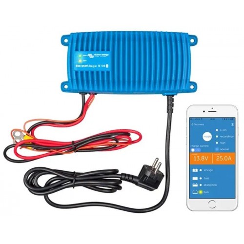 Victron Energy Blue Smart Batterieladegerät IP67 24V/12A, wasserdicht BPC241247006 Victron Energy Blue Smart Batterieladegerät IP67 24V/12A, wasserdicht BPC241247006