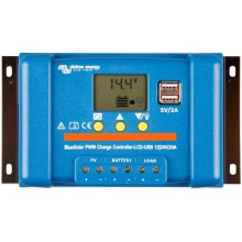 Victron Energy BlueSolar PWM-LCD&USB Lederegler (12/24V-20A) SCC010020050