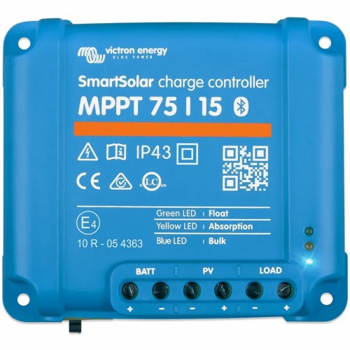 Victron Energy SmartSolar MPPT 75/15 Lederegler (12/24V-15A) SCC075015060R Victron Energy SmartSolar MPPT 75/15 Lederegler (12/24V-15A) SCC075015060R