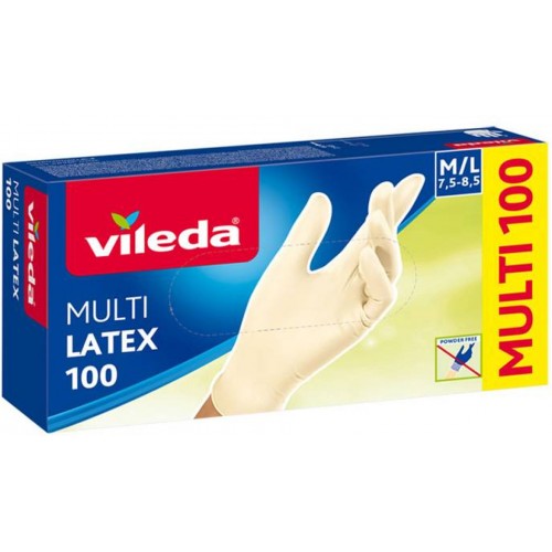 VILEDA Multilatex Handschuhe 100 Stück "M/L" 146088