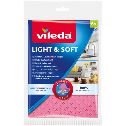 VILEDA Allzwecktuch Light&Soft 6 stck 150539