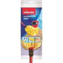 VILEDA SuperMocio Soft Wischmop mit Stiel mit 30% Microfaser 148058