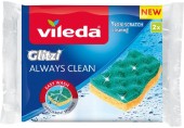 VILEDA Glitzi Always Clean viskoser Schwamm 2 Stück 168528