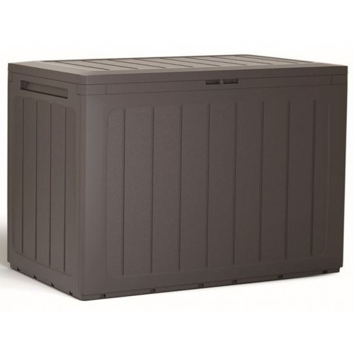 Prosperplast BOARDEBOX Gartenbox Aufbewahrungsbox 78cm, 190l, umbra MBBL190-44OU