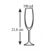 BANQUET Bistro Crystal Sektgläser 190 ml, 6er Set 02B4G002190