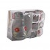 BANQUET Red Flower Krug mit Becher 7teiliges Set 04D223803SF