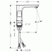 Hansgrohe Axor Urquiola Zweigriff Waschtischarmatur ohne Ablaufgarnitur 11027000