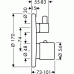 Ecostat S Thermostat Unterputz mit Absperrventil 15701880 edelmatt