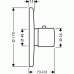 Ecostat S Thermostat Unterputz chrom, 15711000