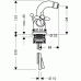 Zweigriff-Bidetarmatur DN15 17230000 chrom