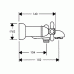 Zweigriff-Wannenarmatur Aufputz DN15 17430000 chrom