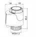 HEIMEIER EMO T 230V AC 2m, (NC) thermischer Stellantrieb 1833-01.500