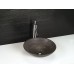 SAPHO BLOK 2401-02 Waschbecken aus Naturstein , 40 cm matt schwarz-blau