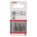 BOSCH Extra Hard-Schrauberbits PH 0, 25 mm 2607001506