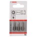 BOSCH Schrauber­bit Extra-Hart, PH 1, 25 mm, 3er-Pack 2607001508