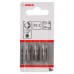 BOSCH Schrauber­bit Extra-Hart, PZ 2, 25 mm, 3er-Pack 2607001558