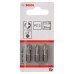 BOSCH Schrauberbit Extra-Hart, PZ 3, 25 mm, 3er-Pack 2607001562
