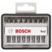 BOSCH 8-teiliges Schrauberbit-Set, Robust Line, Sx PZ, Extra Hard-Ausführung 2607002557