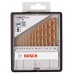 BOSCH 13-teiliges Metallbohrer-Set, Robust Line, HSS-TiN, 135°, 1,5 – 6,5 mm 2607010539