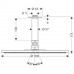 Hansgrohe Raindance AIR Tellerkopfbrause O300mm DN15 mit Deckenanschluss chrom 27494000