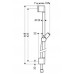 Hansgrohe CROMA Unica'C Brausenstange 0,65m chrom 27611000