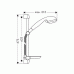 Hansgrohe Croma 2jet/Unica'S Set 0,65m DN15 27753000