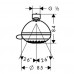 Crometta 85 Variojet, 28424000 Kopfbrause DN15