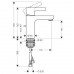 Hansgrohe Metris S Einhebel-Waschtischmischer. chrom 31060000