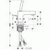 Hansgrohe Axor Citterio Einhebel-Waschtischmischer für Handwaschbecken DN15 39015000