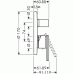 Hansgrohe Axor Citterio Einhebel Wannenmischer 39455000