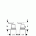Hansgrohe Citterio 2-Loch Wannenrandthermostat mit Hebelgriffen 39482000