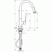 Hansgrohe Axor Citterio Einhebel Küchenarmatur mit Ausziehbrause chrom 39835000
