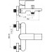 NOVASERVIS NOBLESS TREND Wannenarmatur, 150mm, chrom 41020/1,0