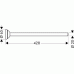 Hansgrohe AXOR CARLTON Handtuchhalter 41420090 chrom/gold-optik