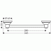 Hansgrohe Axor Carlton Haltegriff, 280 mm chrom/gold optik 41430090