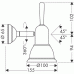 Hansgrohe Axor Carlton Wandlampe chrom/gold optik 41456090