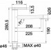 BLANCO LINEE armatur, Hochdruck, chrom, 517594