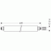 Flexibles Anschlussrohr 600mm DN20 58191000