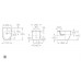 Roca Merdian Stand Bidet kapotte Compact 7357247000