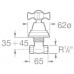 Roca Florentina Unterputzventil 1/2" C, 75061385D0