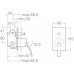 Roca Moai Einhebelbatterie, Unterputz, chrom 75A0646C00