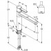 KLUDI Zenta Spültisch-Einhandmischer Chrom/Schwarz 389738675