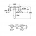 Roca Loft Elite Dreiloch-Waschtischarmatur, Unterputz A5A4751C00